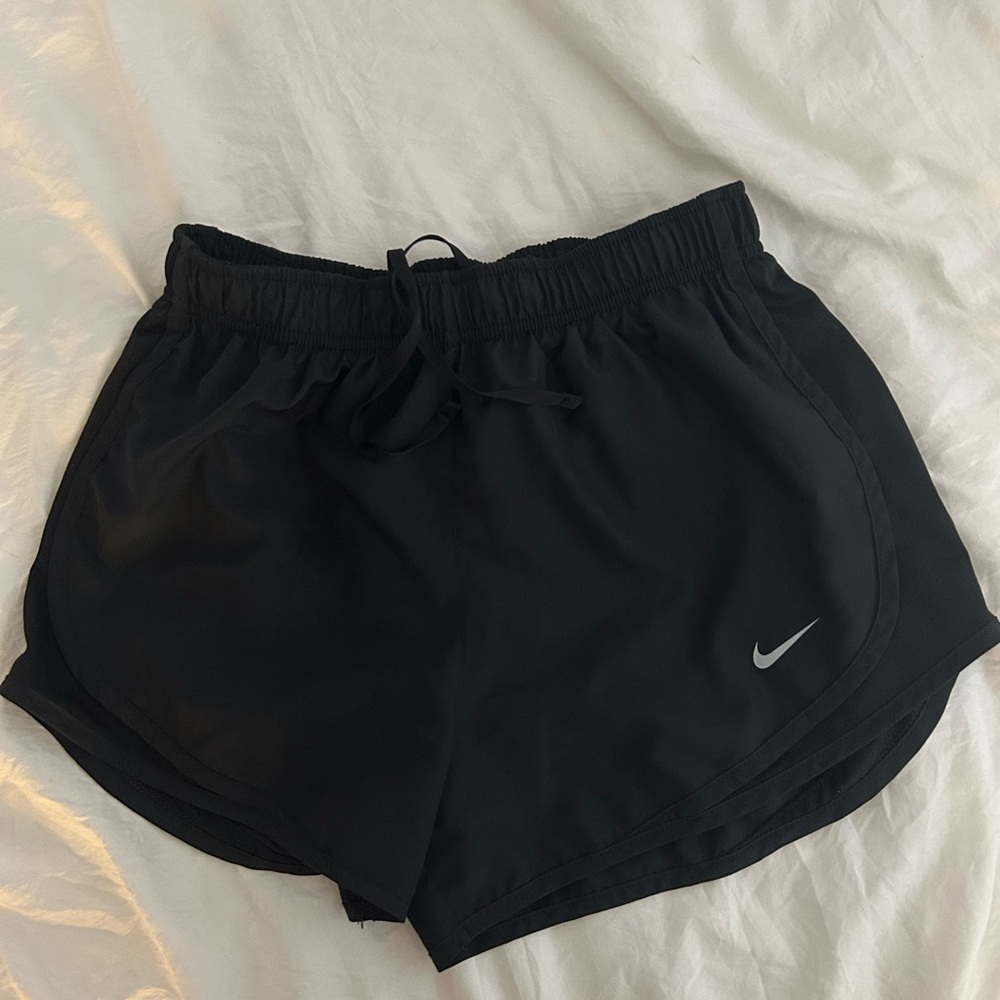 Nike Black Athletic Shorts Lightweight Elastic Waist